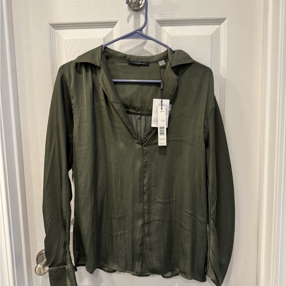 Dark Green Button Down Shirt